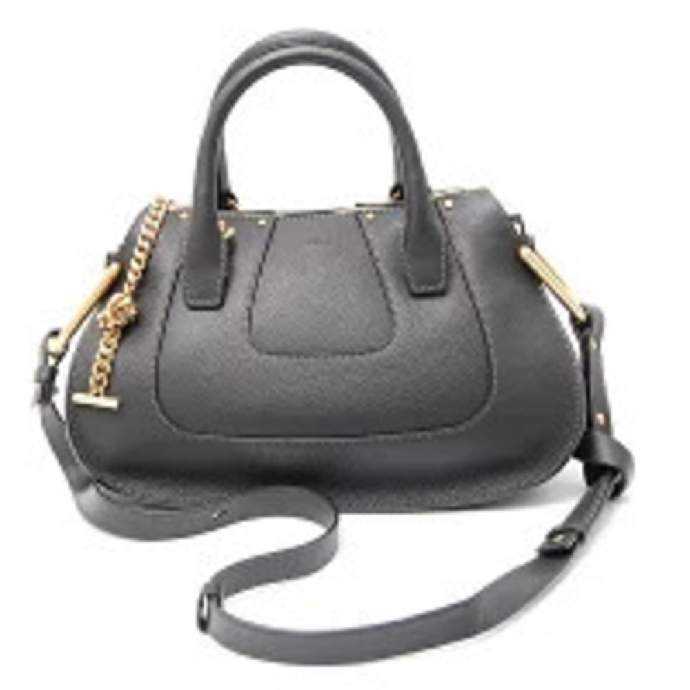 Chloe Shoulder Bag Hailey Calfskin Black